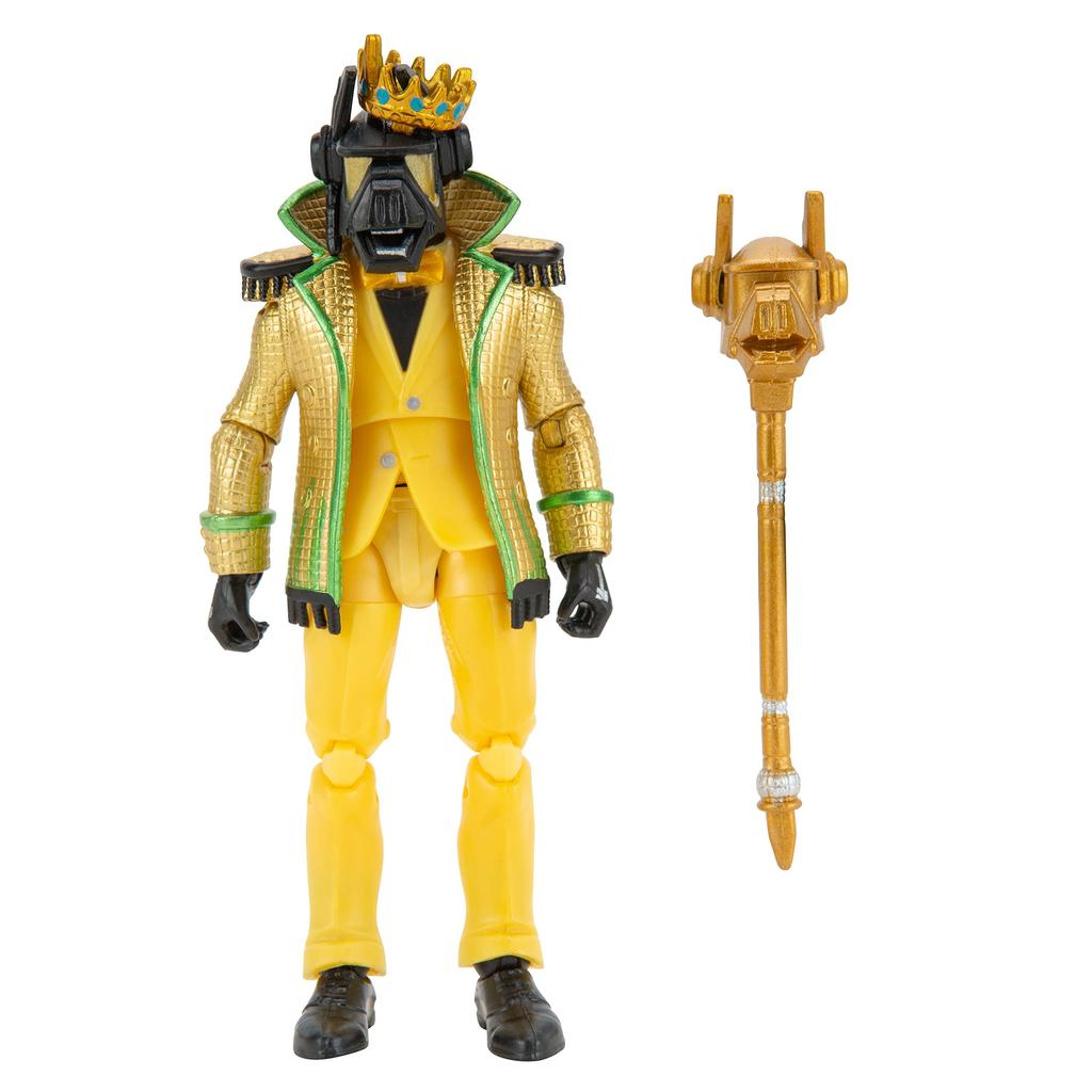 Fortnite Solo Mode Series 12 Y0ND3R (Solid Gold) 4-inch Action Figure FNT0913