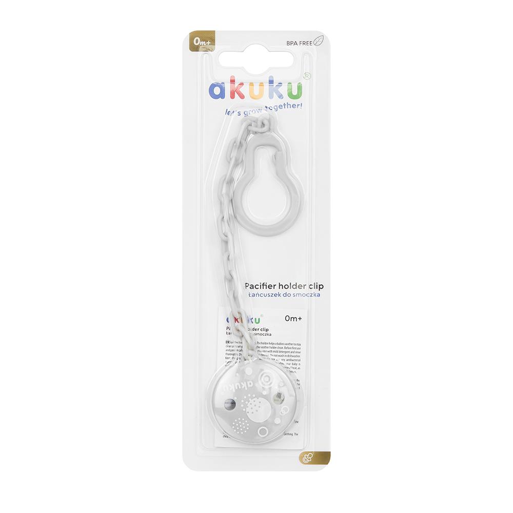 AKUKU A0700 Pacifier chain/pendant gray
