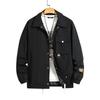 M-8XL Plus Size Men's Hooded Sports Casual Jacket Work Coat