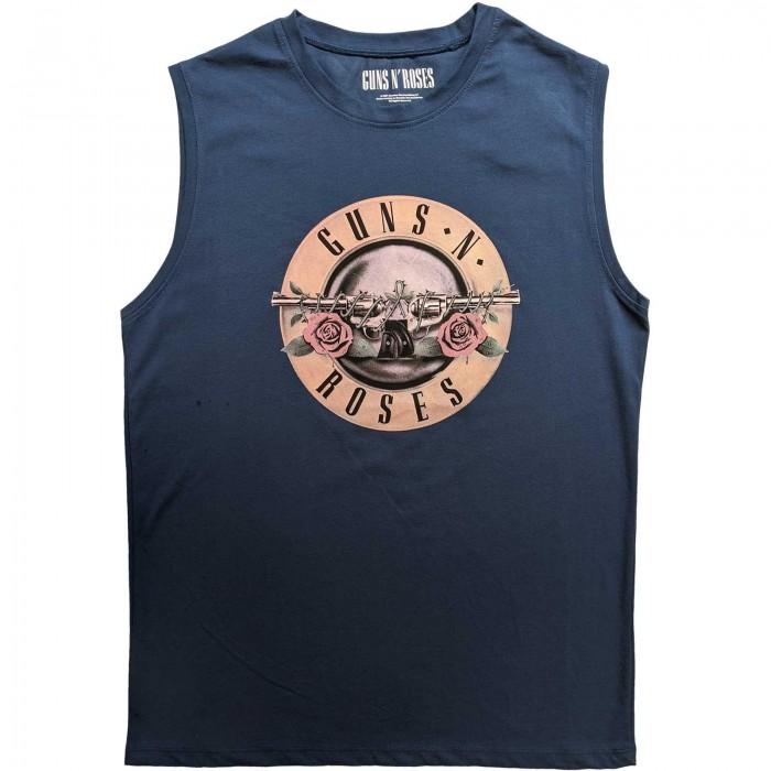 Canotta in cotone con logo classico unisex per adulti dei Guns N Roses