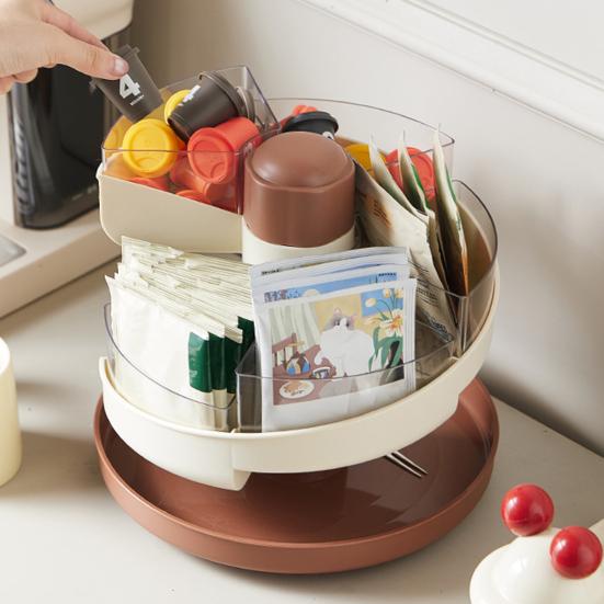 Rotating Spiral Serving Tray Divided Serving Bowls Removable Snack Boxes Organizer for Meal Prep Fruits Nuts Candies Party Treats
