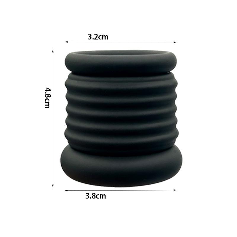 Špičkový erotický kroužek pro cudnost a oddálení ejakulace pro předkožku - Odolný design s očkem