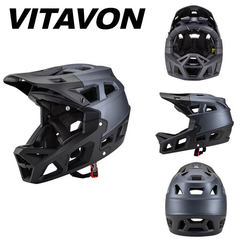 Adult Full-Face Mountain Bike Helmet for Off-Road and Racing