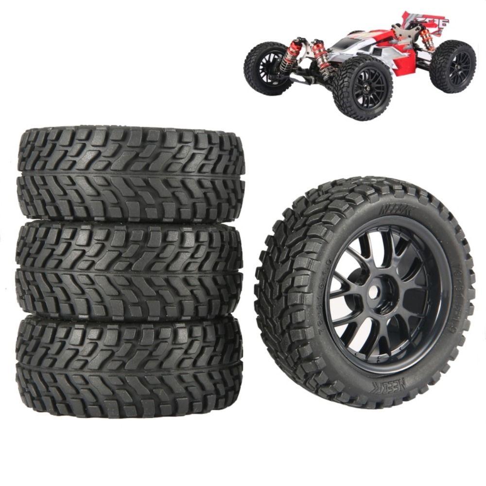 124019 MN90 RC Car Wheel 144001 124018 Climbing Car Wheel Rim Universal 75mm Tires Wheel For MN99S