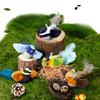 Interactive Cat Birds Toy for Indoor Cute Cat Toy with Realistic Bird Sounds Toy
