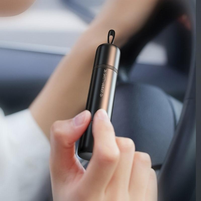 Safety Hammer Multifunctional Rescuing Hammer Car Hammer with Belt Cutter Vehicle Escape Tool Car Window Breaker