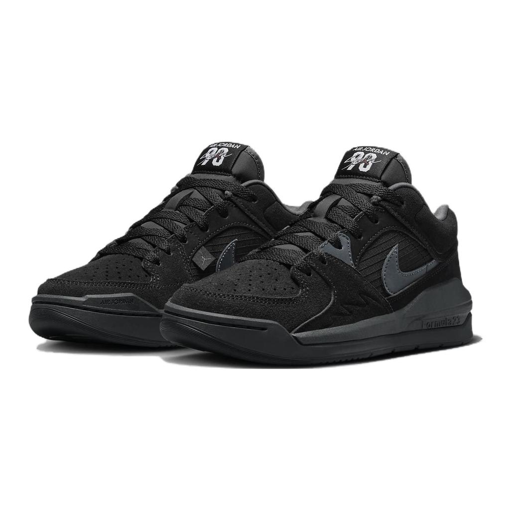 Neue Jordan Stadium 90 Dämpfung Verschleißfest Low Top Kinder-Basketballschuhe Schwarz Jugendliche DX4399-001