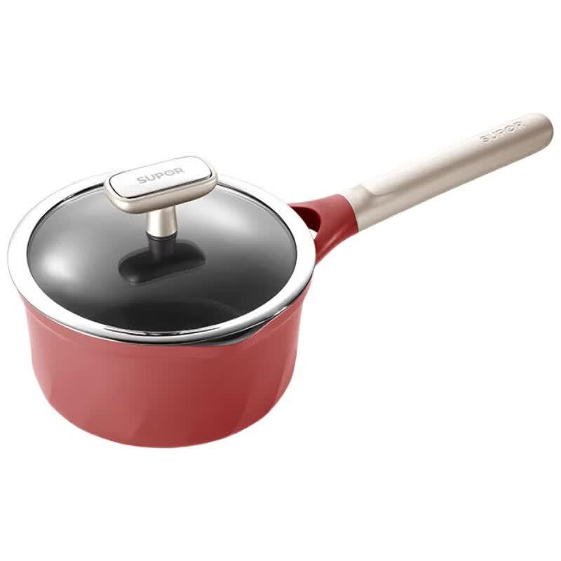 SUPOR Fire Red Dot 18CM Ceramic Milk Pot