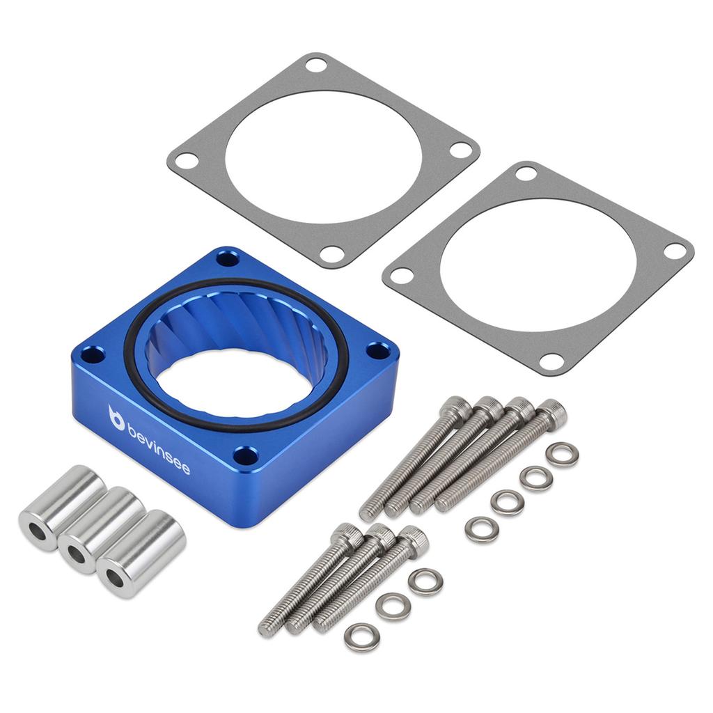Throttle Body Spacer for Jeep Wrangler/Grand Cherokee/TJ/Cherokee/Comanche, for Models w/ 4.0L 6 Cylinder/2.5L 4 Cylinder Engine