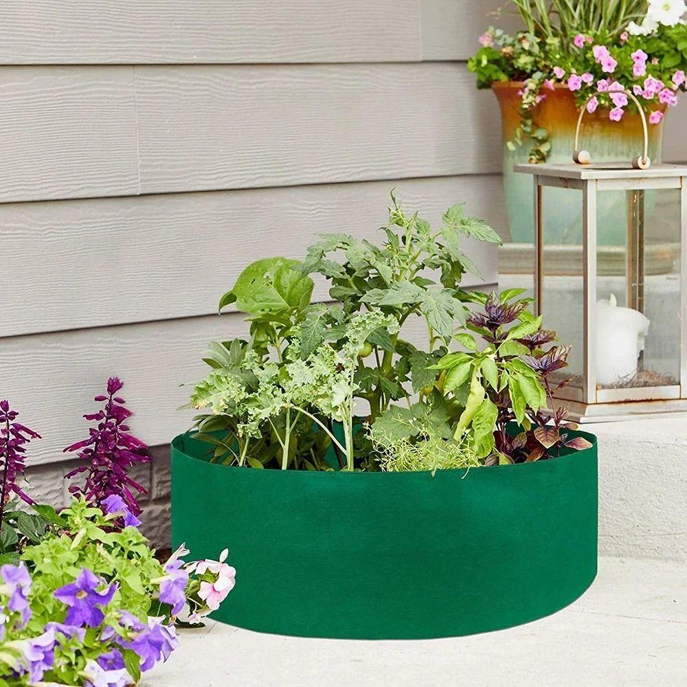 10/30/40/50/100 Gallon Felt Garden Planting Bag Planting Nursery Pot  Vegetable Tomato Potato Flower