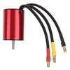 3600KV Brushless Motor High Torsion CNC Machining T6 Aluminum Covers 50000 RPM Brushless Motor for 1/16 for 1/14 RC Cars