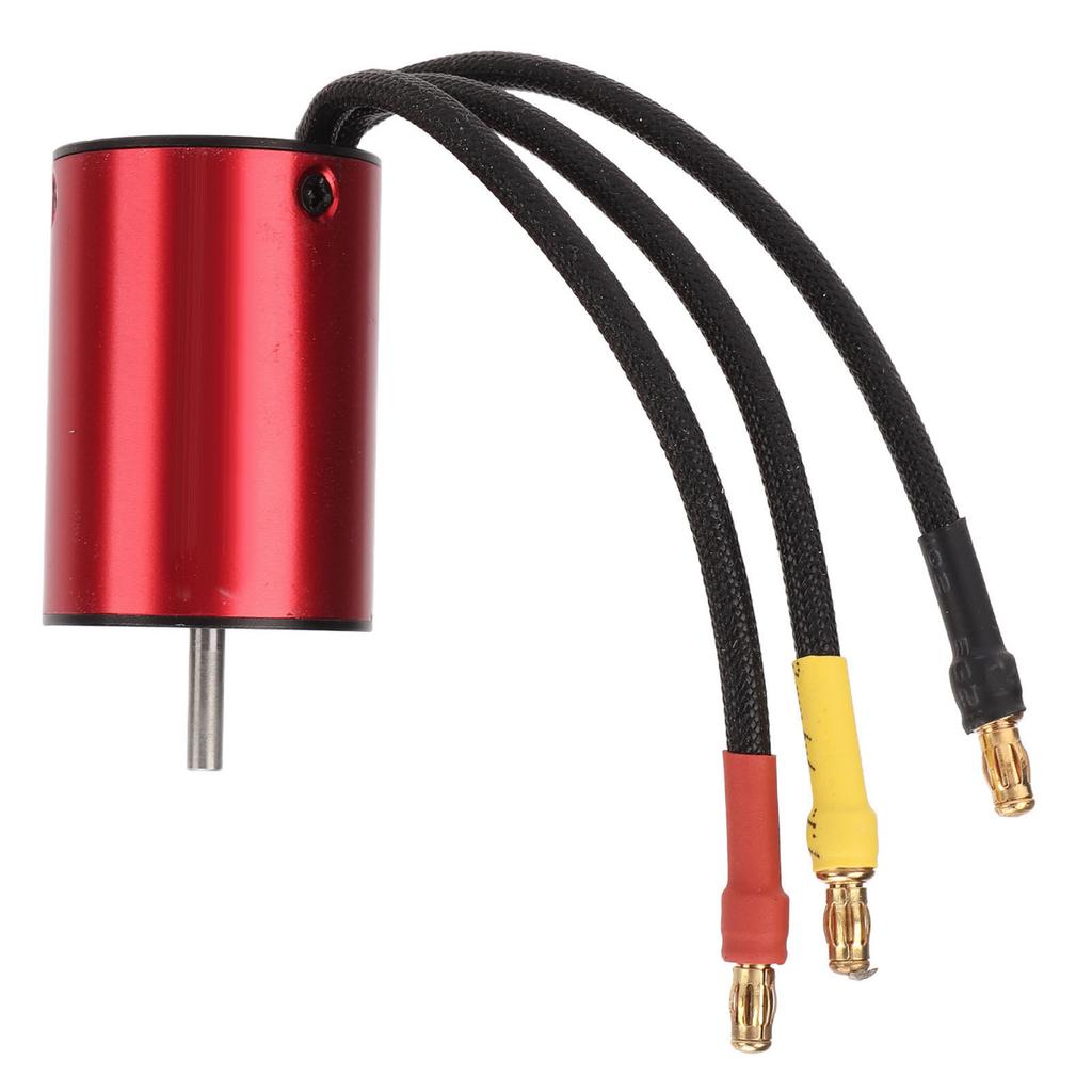 3600KV Brushless Motor High Torsion CNC Machining T6 Aluminum Covers 50000 RPM Brushless Motor for 1/16 for 1/14 RC Cars