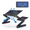 Adjustable Aluminum Laptop Desk Portable Office Bed Holder Side TrayErgonomic Dormitory Foldable  Mobile with Mouse Pad