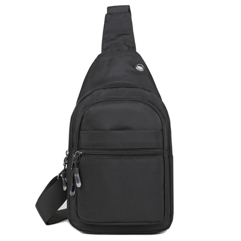 

Сумка-слинг с несколькими карманами, универсальная нагрудная сумка для повседневного использования чёрный