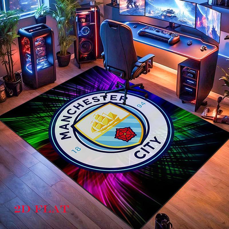 Elite MCFC Selectie Tapijt Vloerkleed voor Woonkamer Slaapkamer Huis Bank Decoratie, Kinderen spelen Antislip Vloermat