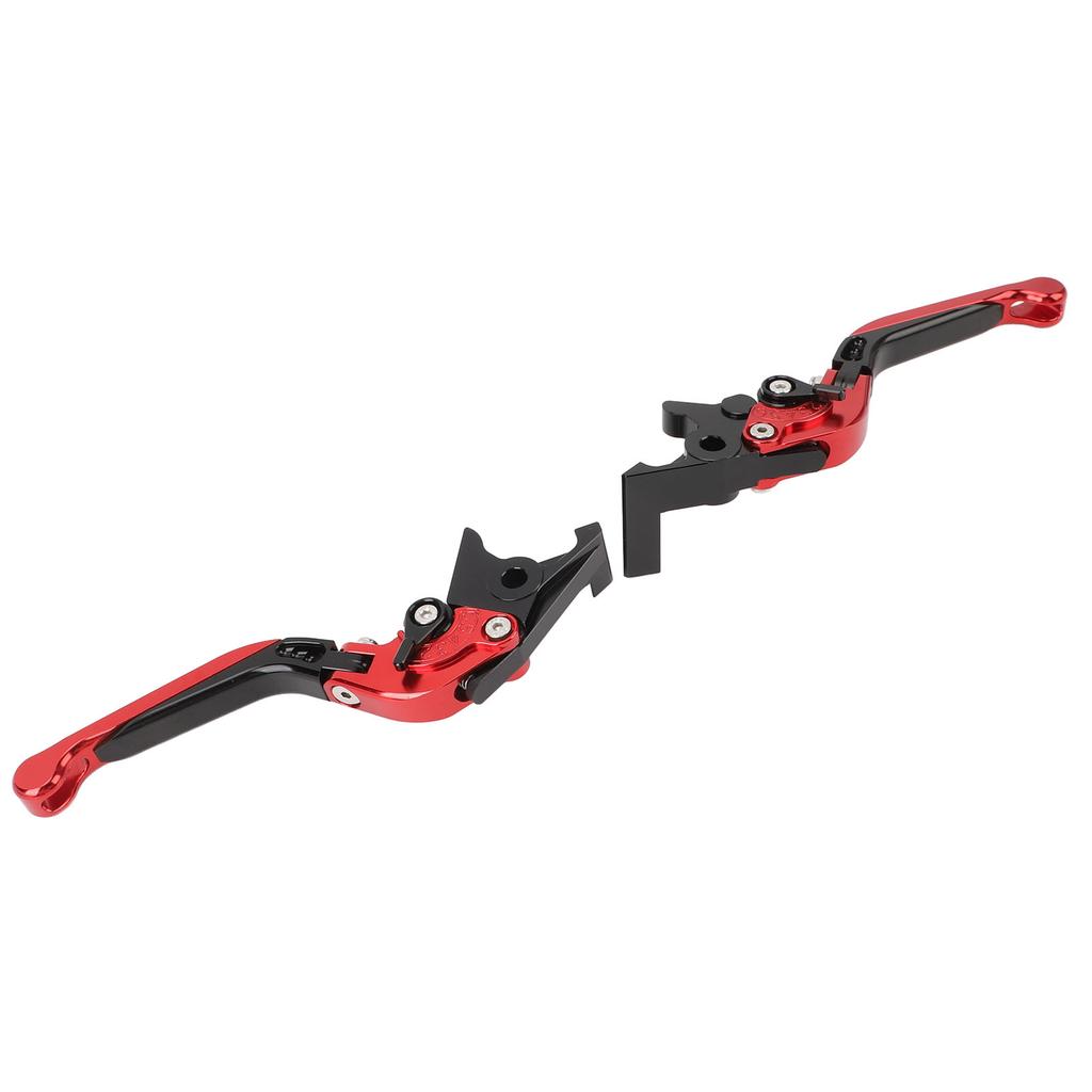 1 Pair Motorcycle Folding Clutch Lever Aluminum Alloy Adjustable Clutch Brake Handle Lever for Forza X‑ADV ADV Red