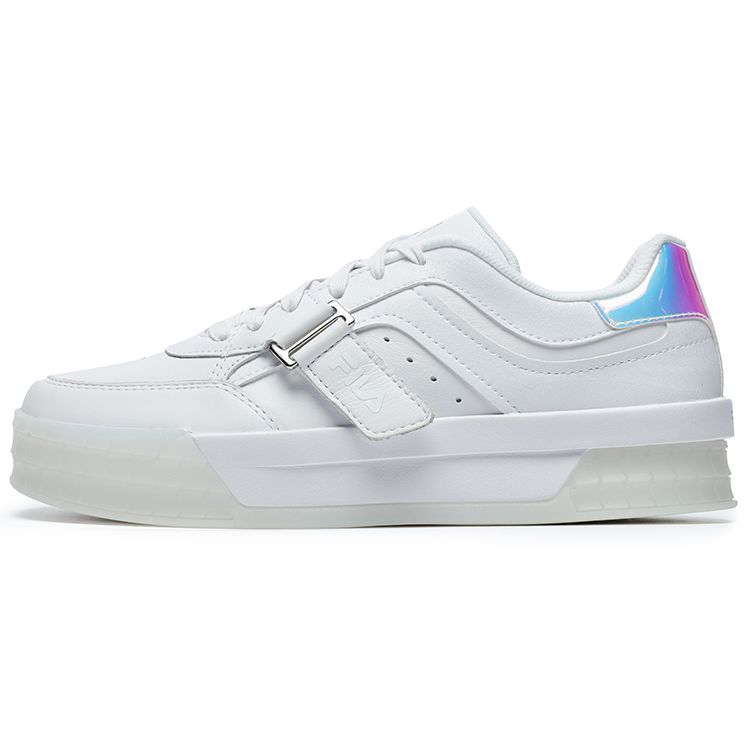 FILA Ace Casual Fashion Thick Sole Modern Low Top Skate Shoes Women Sneakers FILA-White F12W231215FWT