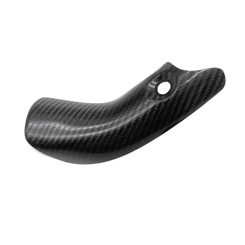 Fit for Adv Xadv 750 X-ADV750 Exhaust System Middle Link Pipe Exhaust System Carbon Fiber Heat Shield Cover Guard Muffler Shell