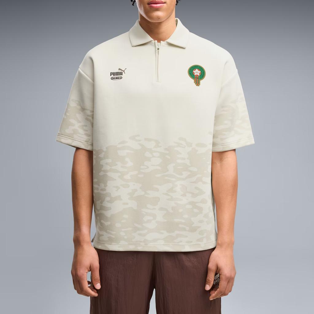 Puma X Salehe Bembury Collaboration King Morocco Loose Fit Casual Short Sleeve Polo Shirt Men polo shirts 635133-87