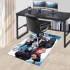 1 Stück Anime Cartoon Design Jujutsu Kaisen Charaktere Bürostuhlmatte Rutschfester Teppich Geeignet für Heimdekoration Wohnzimmer Schlafzimmer Spielzimmer Festival Geschenk