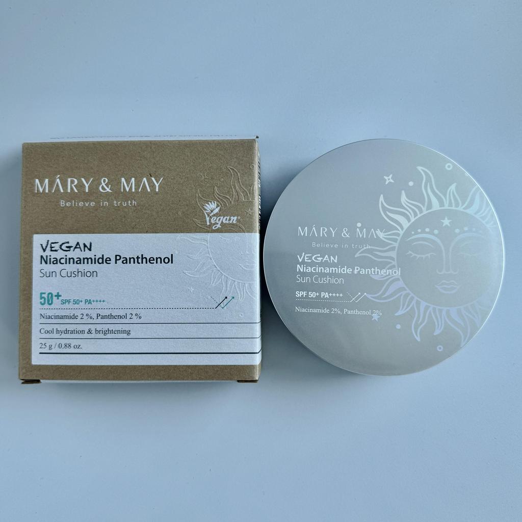 MARY & MAY - VEGANES SONNENKISSEN MIT NIACINAMID UND PANTHENOL 25g