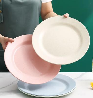 1/4/10PCS Nordic Polypropylene Plates Dinnerware Tableware Eco Friendly Lightweight Kitchen Dishes Safe Dinner Plates
