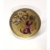 Twelve Zodiac Colored Commemorative Medals, Complete Set, Animal Coins, Twelve Zodiac Gold Coins, Collectibles, Metal Souvenirs, Gifts