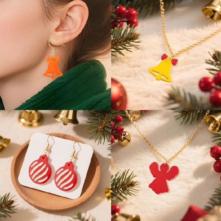 Pumpkin Specter Jewelry Mold Silicone Earring Crafting Tool Handmade Jewelry Making Accessories for Halloween Project