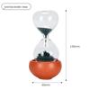 Magnetic Glass Hourglass Timer Ornament - High-End Mini Sand Flow Design