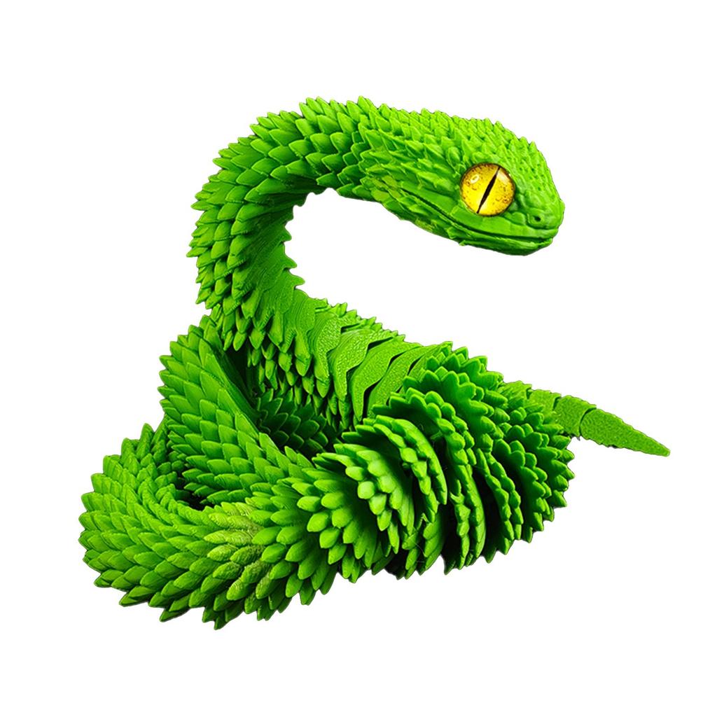 Flexible 60cm Snake Toy Model Realistic Design with Textured Body Soft Material for Educational and Recreational Use