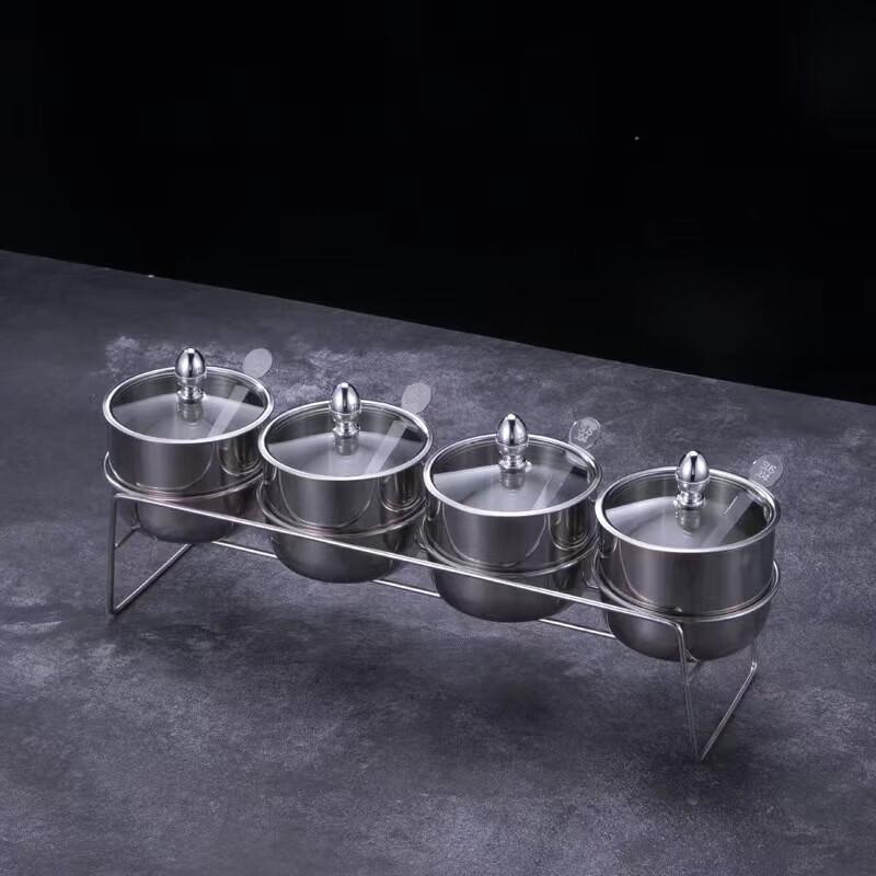 Chuishanhai 304 Stainless Steel Spice Jar Set