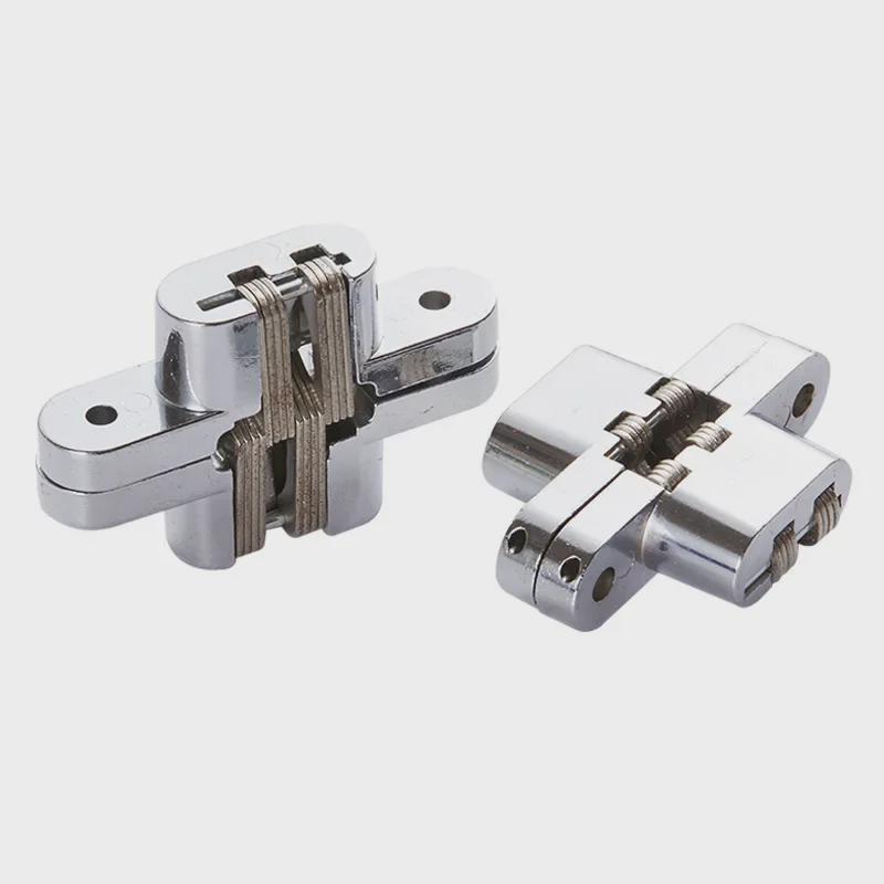 Zinc Alloy 180° Concealed Cross Hinge for Dining Tables