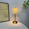 Fabric Shade Bow Table Lamp Decorative LED Desk Lamp Creative Atmosphere Night Light  Bedroom