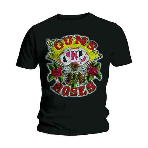 Guns N Roses Cards T-Shirt Black New XXL