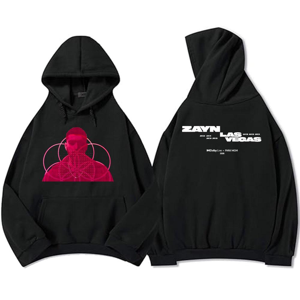 

ZAYN s 2026 Las Vegas Hoodies Long Sleeve Fleece Winter Hooded Sweatshirts Loose Casual Men Women Pullover Unisex Streetwear Top S