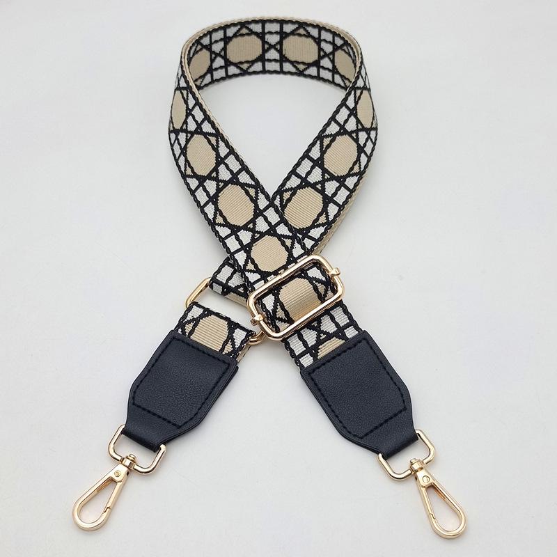 Adjustable Crossbody Strap: Colorful Leaf Design with Load-Reducing Pendant