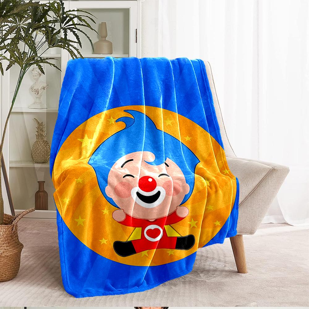 Plim Plim Theme Printed Blanket - Perfect for Couch, Bed, Travel & Outdoor Use | Machine Washable, Cozy & Durable.