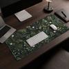 Mouse Pad Dark Green Plants Gaming Printon Demand New Custom Mousepad XXL Keyboard Pad Playmat Computer Desktop Mouse Pad