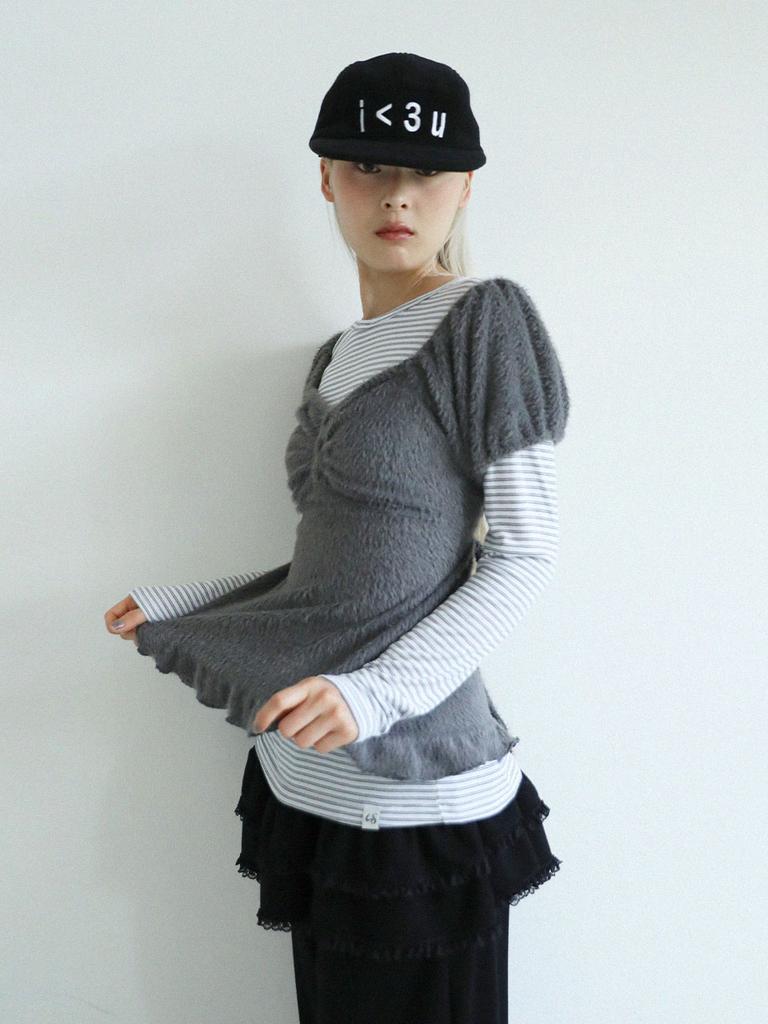 Eogeulliswedou Thin Stripe T-Shirt (White)