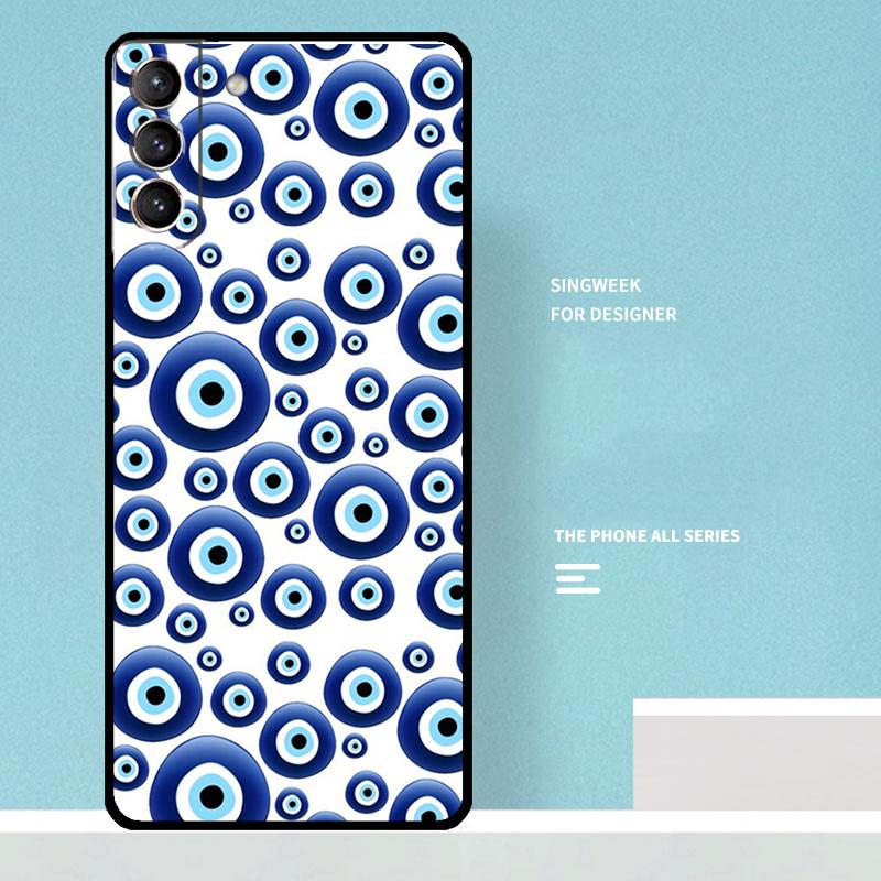 Evil Eyes Case For Samsung Galaxy S25 Ultra S20 S21 S22 S23 S24 Ultra S9 S10 Plus S25 FE Phone Cover