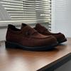 Fashion Classic Retro Style Cow Suede Casual Shoes Luxury Brand Business Versatile Leather Shoes High-quality Men's Comfortable Loafers