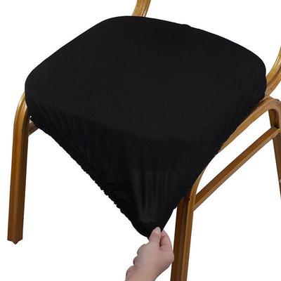 Wedding Dining Room Stretch Chair Slipcover Spandex Chair Seat Cover Kitchen Simple Style