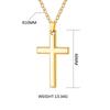 Vintage Gothic Pendant Cross Necklace Cool Street Style Punk Jewelry for Men Women Black Chain Accessories Decoration Wholesale