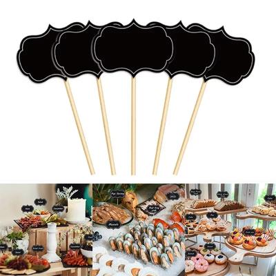 1 sada Mini tabule Kartonová deska Zpráva Břidlice Držák na vizitky Štítek na poznámky Číslo značky Stolní cena Pro párty Dekorace Potřeby