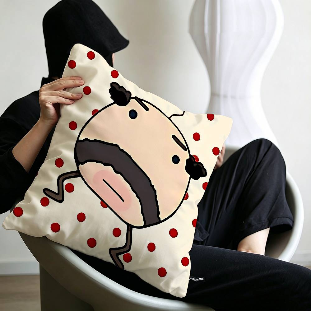 Pixel funny cartoon game art O-Oyajitchi Maple Design Cushion Cover Happy Autumn Harvest decor Holiday Decorati Pillow Cover