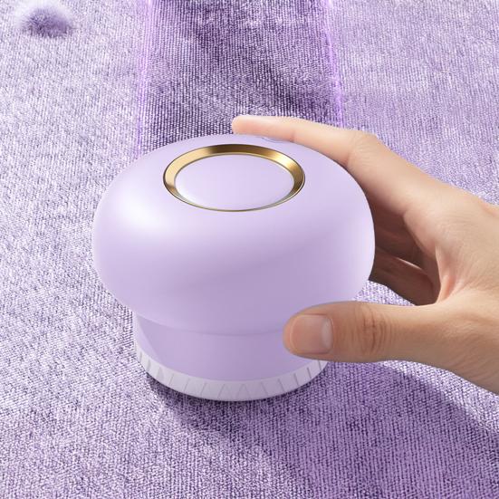 Electric Fabric Shaver USB Rechargeable 6-Leaf Blades Sweater Defuzzer Cordless Clothes Lint Remover Portable Fuzz Pills Trimmer
