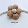 Cute Creative Knitted Cotton Filled Flower Brooch Badge Pins For Bag Backpacks Coat Brooch Decoration Accessories Couple Gift