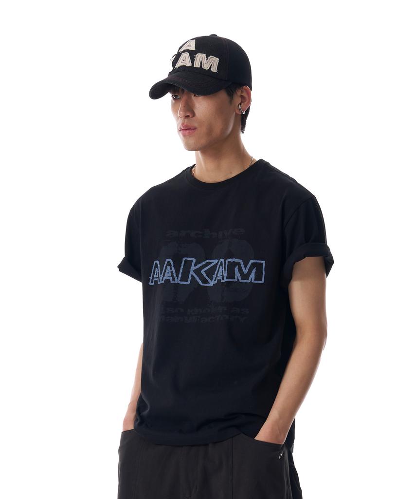 AAKAM Denim Trucker Cap (Black)