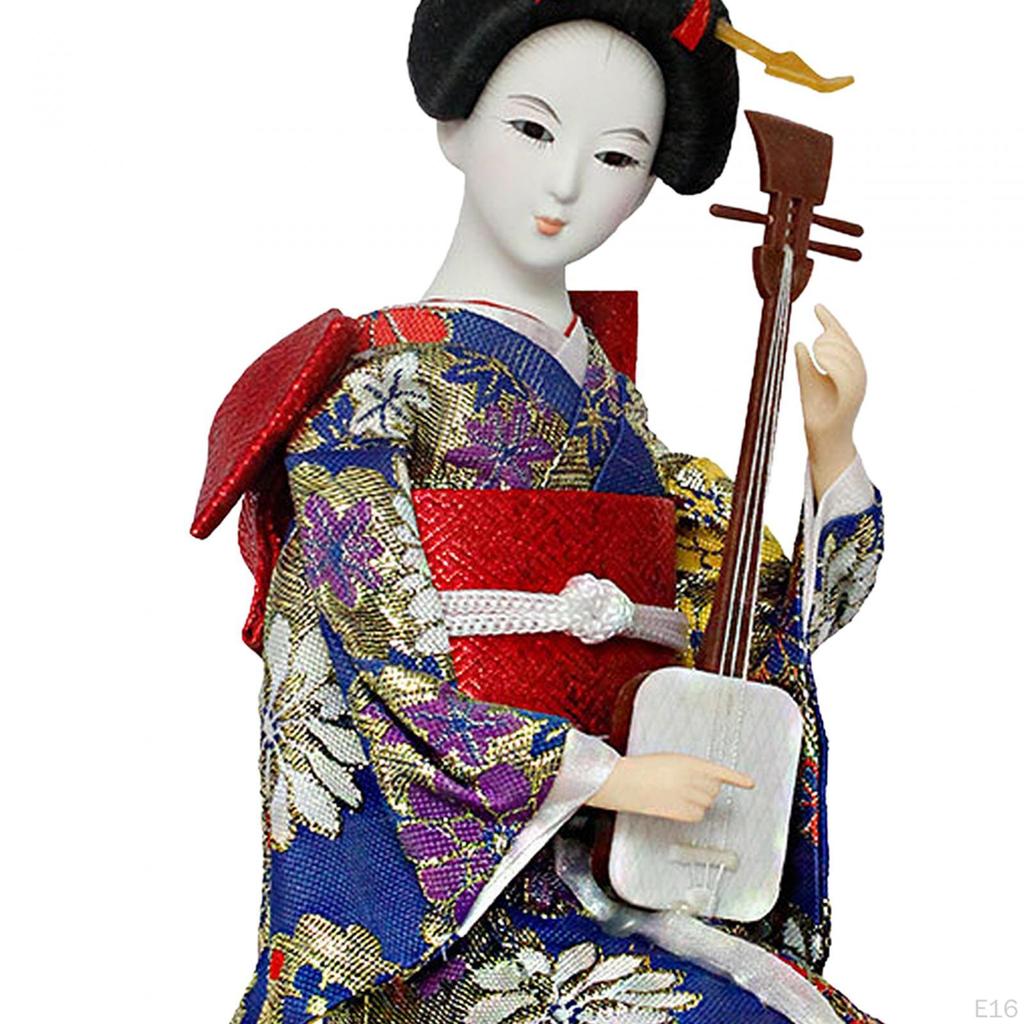 Japanese Geisha Doll - Artistic Home Decor Piece