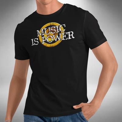 Musik ist Macht T-Shirt House Drum and Bass Tech Soulful Electronic Small bis 5XL